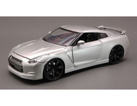 copy of New Ray NY71933 NISSAN GTR 2009 SILVER 1:24 Modellino