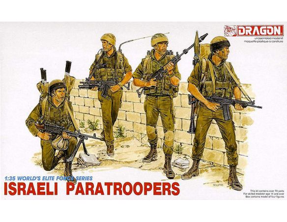 DRAGON D3001 ISRAELI PARATROOPERS KIT 1:35 Modellino