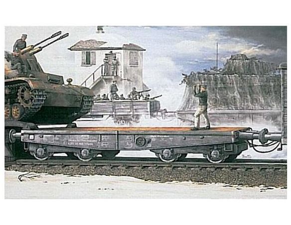 DRAGON D6069 SCHWERER PLATTFORMWAG.TYP SSY KIT 1:35 Modellino