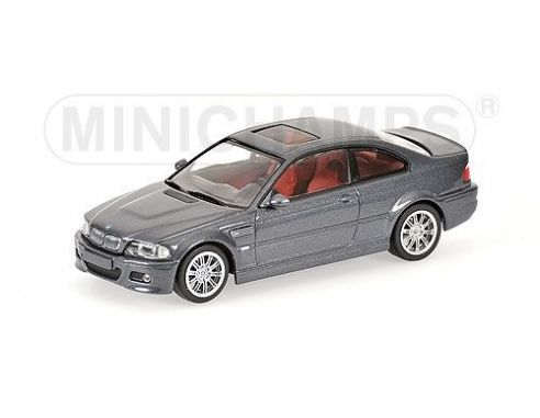 Minichamps 431020024 BMW M3 COUPE' 2000 GREY METALLIC Modellino