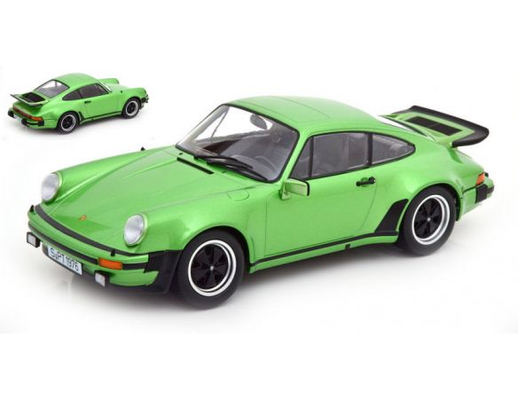 KK SCALE KKDC180573 PORSCHE 911 (930) TURBO 3.0 1978 METALLIC GREEN 1:18 Modellino
