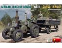 MINIART MIN35317 GERMAN TRACTOR D8506 WITH CARGO TRAILER KIT 1:35 Modellino