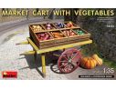 MINIART MIN35623 MARKET CART WITH VEGETABLES KIT 1:35 Modellino