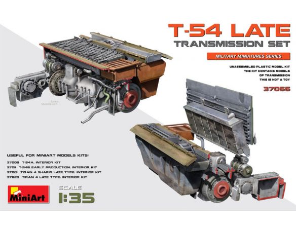 MINIART MIN37066 T-54 LATE TRANSMISSION SET KIT 1:35 Modellino