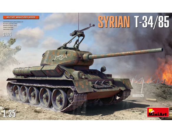 MINIART MIN37075 SYRIAN T-34/85  KIT 1:35 Modellino