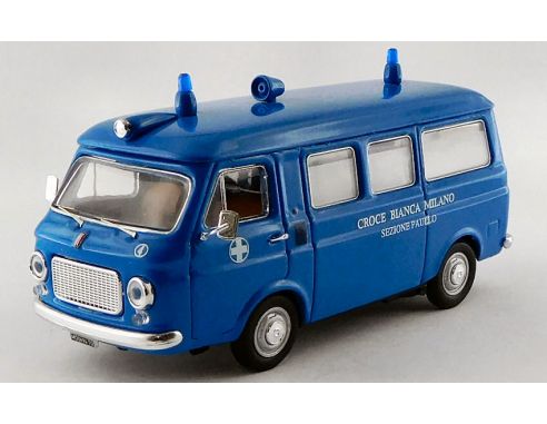 RIO RI4651 FIAT 238 CROCE BIANCA MILANO SEZIONE PAULLO 1970 1:43 Modellino