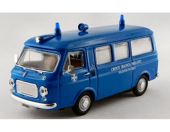RIO RI4651 FIAT 238 CROCE BIANCA MILANO SEZIONE PAULLO 1970 1:43 Modellino