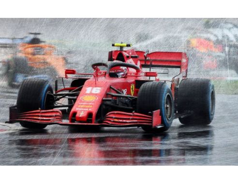 LOOKSMART LS18F1034 FERRARI SF1000 N.16 4th TURKISH GP 2020 CHARLES LECLERC 1:18 Modellino