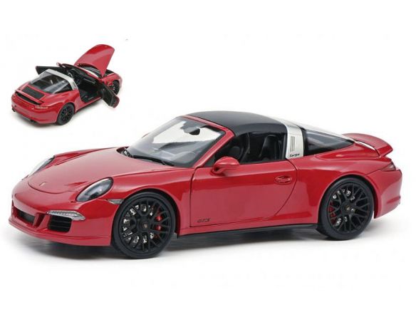 SCHUCO SH0393 PORSCHE 911 TARGA 4 GTS DARK RED 1:18 Modellino