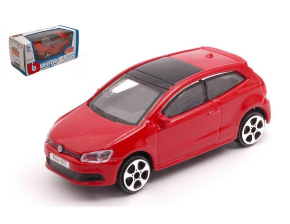 BBURAGO BU30233R VW POLO GTI MARK 5 RED 1:43 Modellino