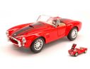 MAISTO MI31276R SHELBY COBRA 427 1965 RED/BLACK 1:24 Modellino