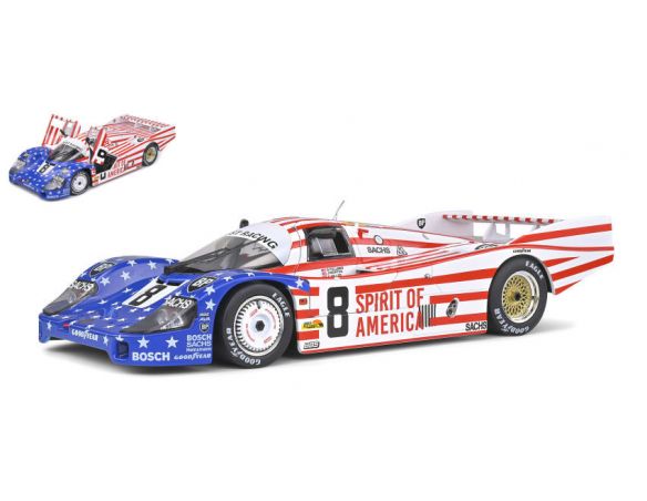 SOLIDO SL1805503 PORSCHE 956 LH N.8 LM 1986 FOLLMER-MORTON-MILLER 1:18 Modellino