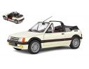 SOLIDO SL1806202 PEUGEOT 205 GTI MK1 CABRIOLET 1989 WHITE 1:18 Modellino