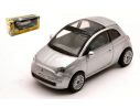 NEW RAY NY19587S FIAT NUOVA 500 2007 SILVER 1:43 Modellino