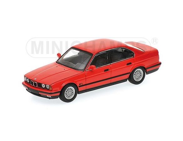 MINICHAMPS 431024202 BMW SERIE 5 E34 1988 RED Modellino