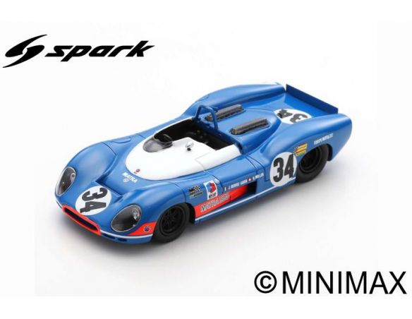 SPARK MODEL S3548 MATRA SIMCA 630-650 N.34 LM 1969 J.SERVOZ GAVIN-H.MULLER 1:43 Modellino