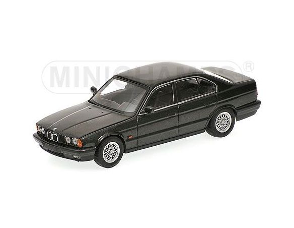 Minichamps PM431024204 BMW SERIE 5 E34 1988 DARK GREEN MET.1:43 Auto Stradali