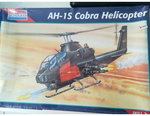 Monogram 5444 AH-1S COBRA HELICOPTER  KIT 1:48 Modellino SCATOLA ROVINATA