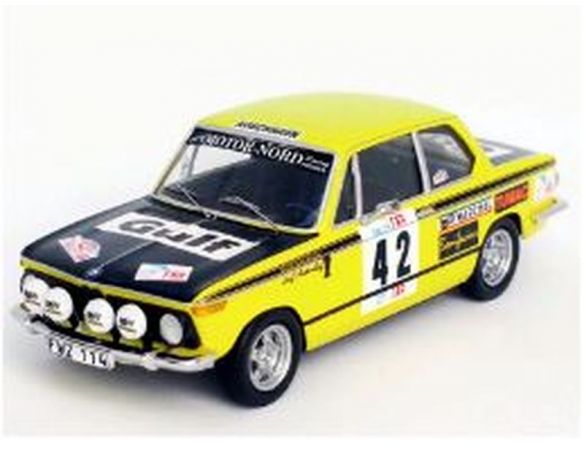 TROFEU TFRRAL107 BMW 2002 N.42 RALLY OF PORTUGAL 1973 ASTERHAG-GULLBERG 1:43 Modellino