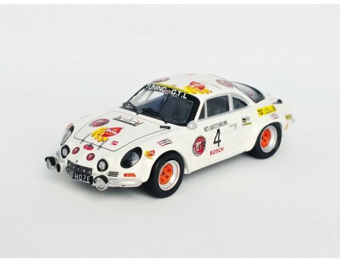 TROFEU TFRRBE29 ALPINE RENAULT A110 N.4 2nd YPRES RALLY 1974 PEDRO-SYMENS 1:43 Modellino