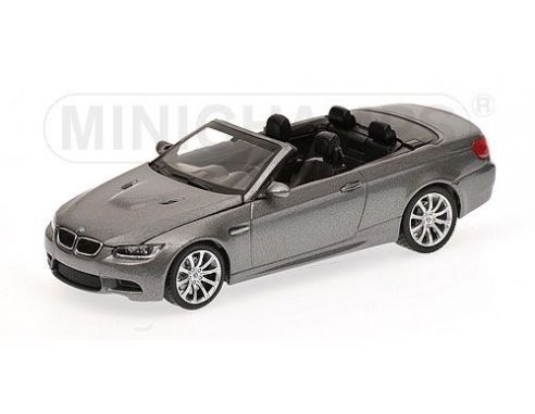 MINICHAMPS 431026331 BMW M3 CABRIOLET (E93) 2008 SPACEGRAU METALLIC Modellino