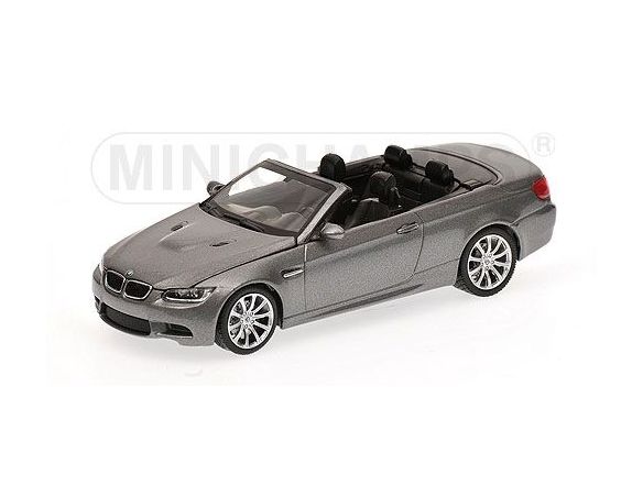MINICHAMPS 431026331 BMW M3 CABRIOLET (E93) 2008 SPACEGRAU METALLIC Modellino