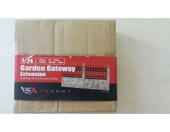 Garden Gateway Extension 2 Pezzi Scala 1:24 SCATOLA ROVINATA