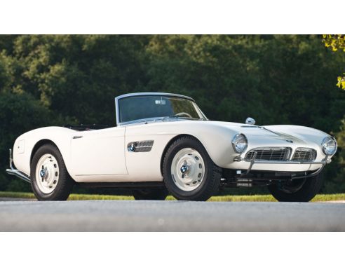 NOREV NV183232 BMW 507 CABRIOLET 1957 WHITE 1:18 Modellino