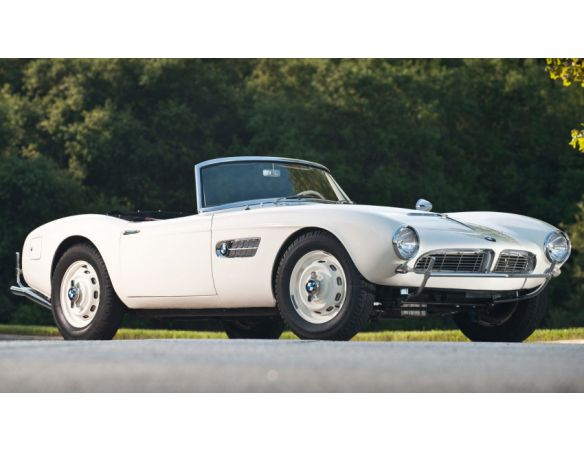 NOREV NV183232 BMW 507 CABRIOLET 1957 WHITE 1:18 Modellino