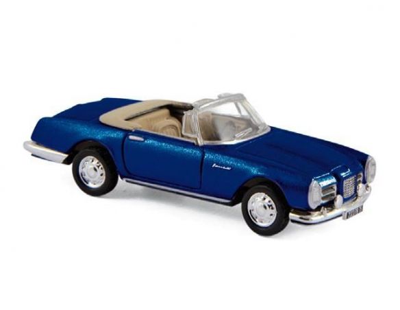 NOREV NV453004 FACEL VEGA III CABRIOLET 1963 METALLIC BLUE 1:87 Modellino
