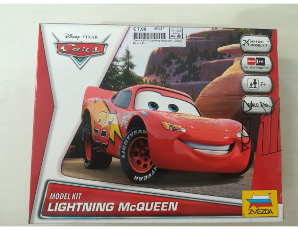 Zvezda 2012 Lightning McQueen -Disney Cars 1:43