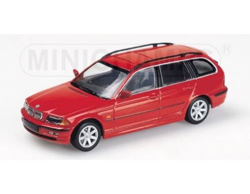 MINICHAMPS 431028312 BMW 328i TOURING 1999 RED Modellino