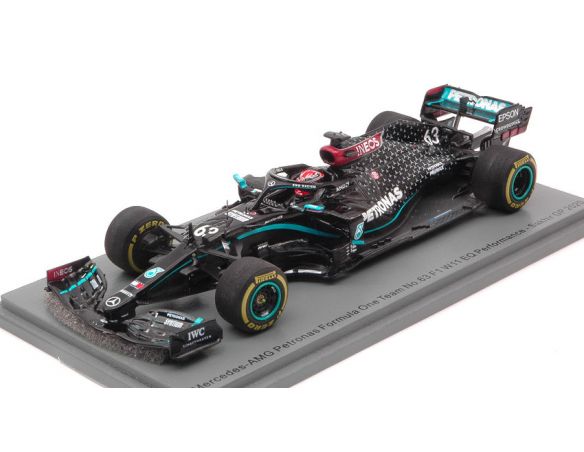 SPARK MODEL S6487 MERCEDES F1 W11 GEORGE RUSSEL 2020 N.63 9th SAKHIR GP 1:43 Modellino