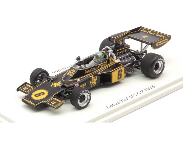 SPARK MODEL S7299 LOTUS 72F BRIAN HENTON 1975 N.6 US GP 1:43 Modellino