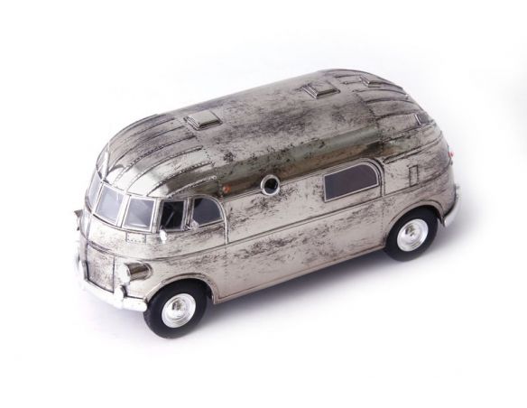 AUTOCULT ATC09015 HUNT HOLLYWOOD HOUSE CAR 1940 MET.SILVER 1:43 Modellino