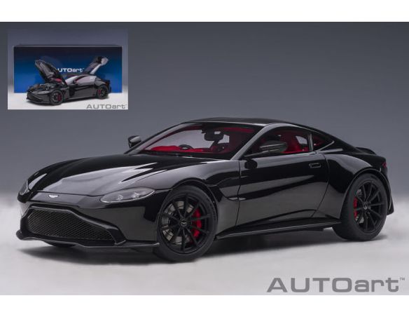 AUTOART AA70275 ASTON MARTIN VANTAGE 2019 JET BLACK 1:18 Modellino