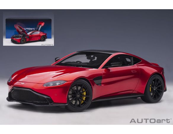 AUTOART AA70277 ASTON MARTIN VANTAGE 2019 HYPER RED 1:18 Modellino