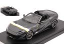 LOOKSMART LS516I FERRARI 812 GTS GRIGIO SILVERSTONE- WHITE YELLOW LIVERY 1:43 Modellino