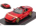 LOOKSMART LS516N FERRARI 812 GTS ROSSO FUOCO-GOLD LIVERY 1:43 Modellino