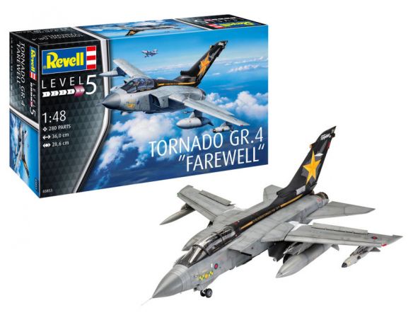 REVELL RV03853 TORNADO GR.4 FAREWALL KIT 1:48 Modellino