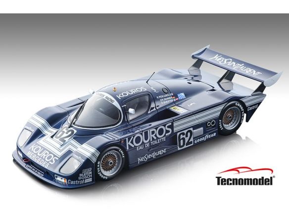 TECNOMODEL TMD18138B SAUBER C8 1986 N.62 24H LE MANS QUESTER-PESCAROLO-DANNER 1:18 Modellino