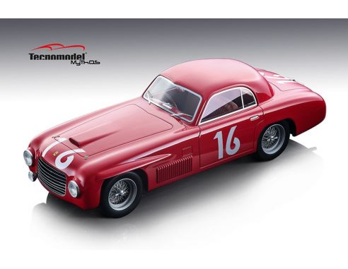 TECNOMODEL TMD18155B FERRARI 166 S COUPE ALLEMANO N.16 WINN.MILLE MIGLIA 1948 BIOND.-NAV.1:18 Modellino
