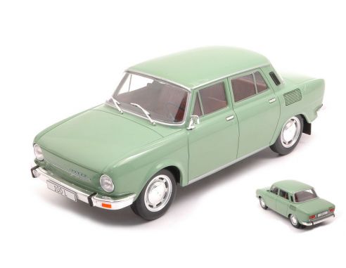 WHITEBOX WB124062 SKODA 100 L GREEN 1:24 Modellino
