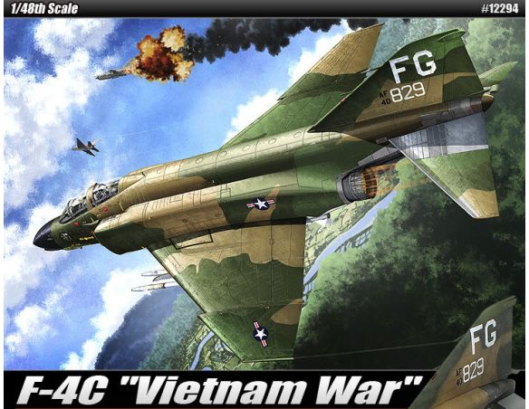 ACADEMY ACD12294 F-4C VIETNAM WAR KIT 1:48 Modellino