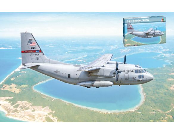 ITALERI IT1450 C-27 J/G 222 SPARTAN KIT 1:72 Modellino