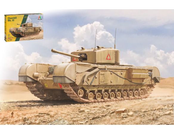 ITALERI IT7083 CHURCHILL Mk. III KIT 1:72 Modellino