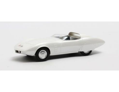 MATRIX SCALE MODELS MX50302-061 CHEVROLET ASTROVETTE CONCEPT 1958 MET.WHITE 1:43 Modellino