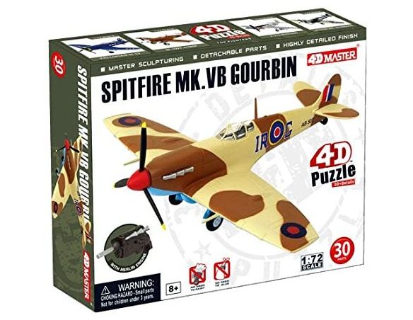 Spitfire Mk.Vb Bourbon 30 Pezzi Scala 1:72 4D Master SCATOLA ROVINATA