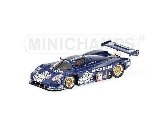 MINICHAMPS 432871061 SAUBER MERCEDES C9 MICHELIN JEAN LOUIS SCHLESSER WINNER SUPERCUP NURBURGRING 1987 Modellino