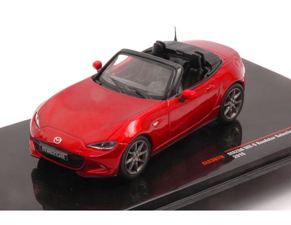 IXO MODEL CLC367N MAZDA MX-5 ROADSTER RED 2016 1:43 Modellino